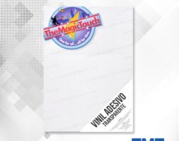 TheMagicTouch Vinil Adesivo Transparente – A3