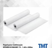 Papel Sublimático Epson Economy 75 – 1,60X200m